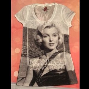 Swavorski crystal Marilyn Monroe T-shirt